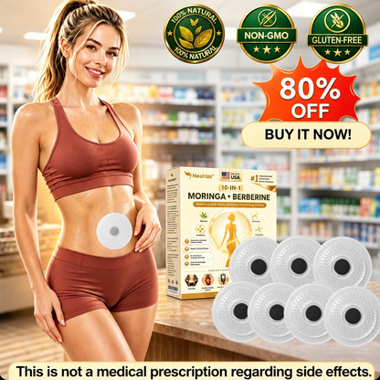 𝑶𝒇𝒇𝒊𝒄𝒊𝒂𝒍 𝑺𝒕𝒐𝒓𝒆  | 👩‍⚕️ H𝐞a𝐥r𝐢z𝐞®Moringa Berberine 10-in-1 Microgranule Body-Shaping Fat-Burning Patch(𝐎𝐧𝐜𝐞 𝐃𝐚𝐢𝐥𝐲, 𝐯𝐢𝐬𝐢𝐛𝐥𝐞 𝐜𝐡𝐚𝐧𝐠𝐞𝐬 𝐢𝐧 𝟕 𝐝𝐚𝐲𝐬） F𝐨r 𝐎𝐛𝐞𝐬𝐢𝐭𝐲, 𝐋o𝐨s𝐞 𝐒k𝐢n, 𝐃𝐢𝐚𝐛𝐞𝐭𝐞𝐬, 𝐒𝐥𝐞𝐞𝐩 𝐀𝐩𝐧𝐞𝐚, 𝐀𝐧𝐝 𝐉𝐨𝐢𝐧𝐭 𝐈𝐬𝐬𝐮𝐞𝐬💯