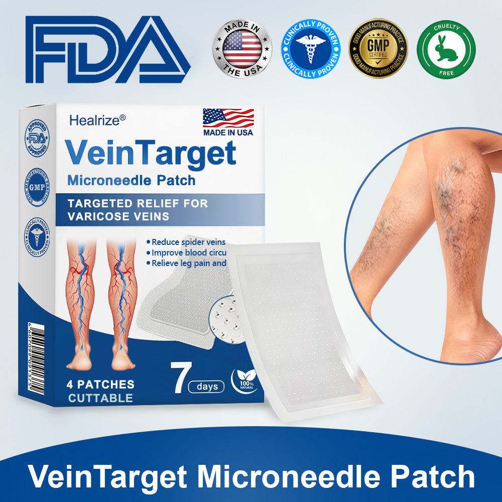 🇺🇸👨‍⚕️👍✅Healrize® VeinTarget Microneedle Patch⚡Instant Relief, Long-Term Results💜