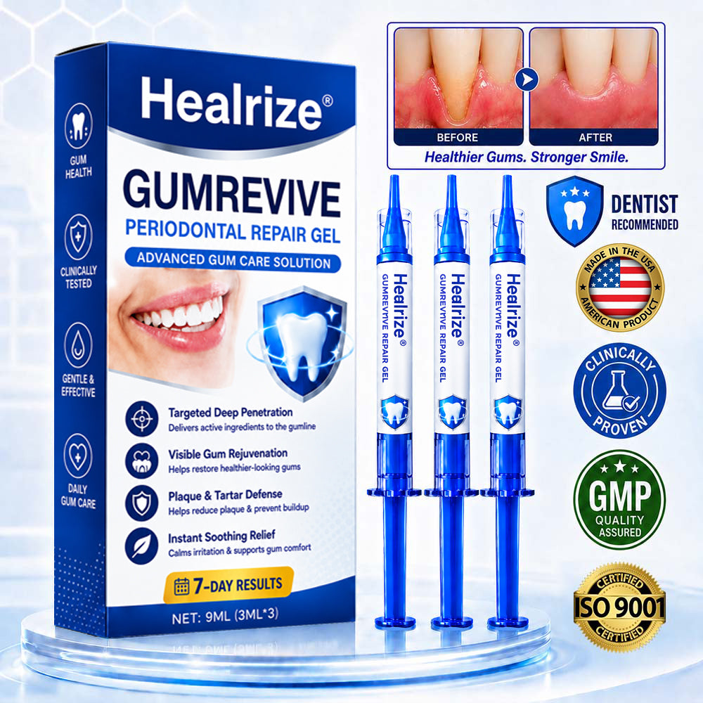 Healrize® GumRevive Periodontal Repair Gel (for bleeding gums, receding gums, and loose teeth) 🦷✨