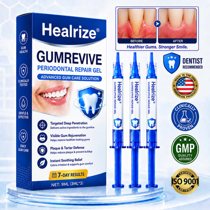 Healrize® GumRevive Periodontal Repair Gel (for bleeding gums, receding gums, and loose teeth) 🦷✨
