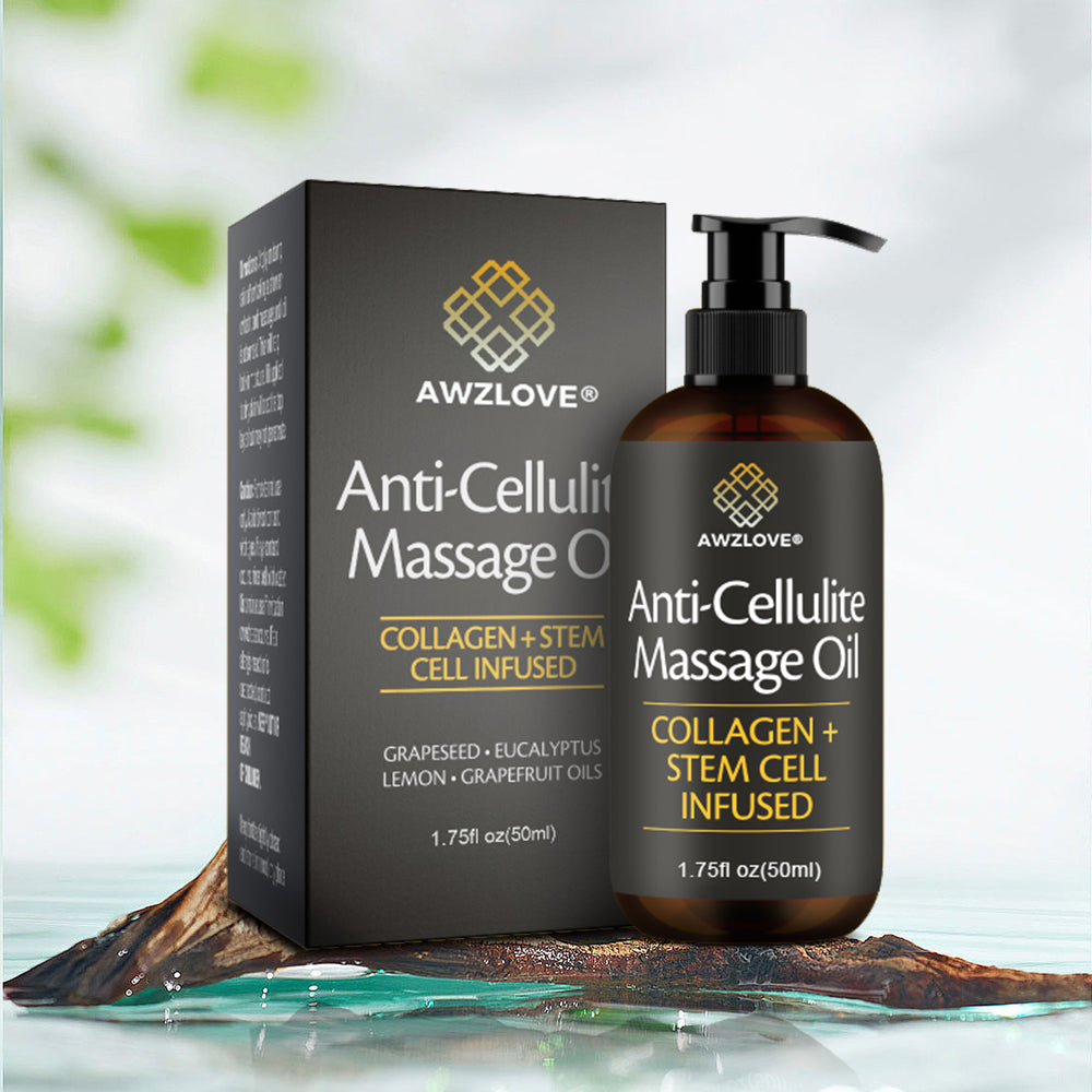 Awzlove® Luxurious Collagen & Stem Cell Anti-Cellulite Massage Oil🎉 (🔥80% Off for a Limited Time!) 💜