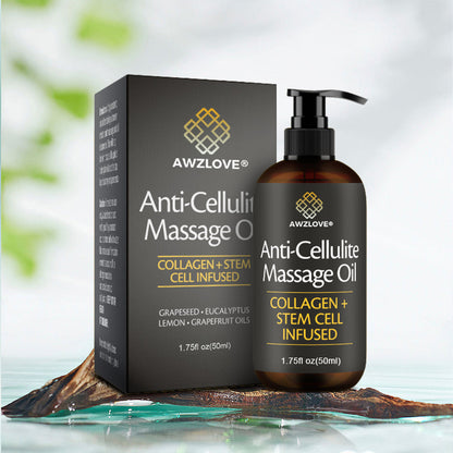 Awzlove® Luxurious Collagen & Stem Cell Anti-Cellulite Massage Oil🎉 (🔥80% Off for a Limited Time!) 💜