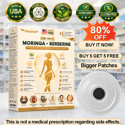𝑶𝒇𝒇𝒊𝒄𝒊𝒂𝒍 𝑺𝒕𝒐𝒓𝒆  | 👩‍⚕️ H𝐞a𝐥r𝐢z𝐞®Moringa Berberine 10-in-1 Microgranule Body-Shaping Fat-Burning Patch(𝐎𝐧𝐜𝐞 𝐃𝐚𝐢𝐥𝐲, 𝐯𝐢𝐬𝐢𝐛𝐥𝐞 𝐜𝐡𝐚𝐧𝐠𝐞𝐬 𝐢𝐧 𝟕 𝐝𝐚𝐲𝐬） F𝐨r 𝐎𝐛𝐞𝐬𝐢𝐭𝐲, 𝐋o𝐨s𝐞 𝐒k𝐢n, 𝐃𝐢𝐚𝐛𝐞𝐭𝐞𝐬, 𝐒𝐥𝐞𝐞𝐩 𝐀𝐩𝐧𝐞𝐚, 𝐀𝐧𝐝 𝐉𝐨𝐢𝐧𝐭 𝐈𝐬𝐬𝐮𝐞𝐬🌞