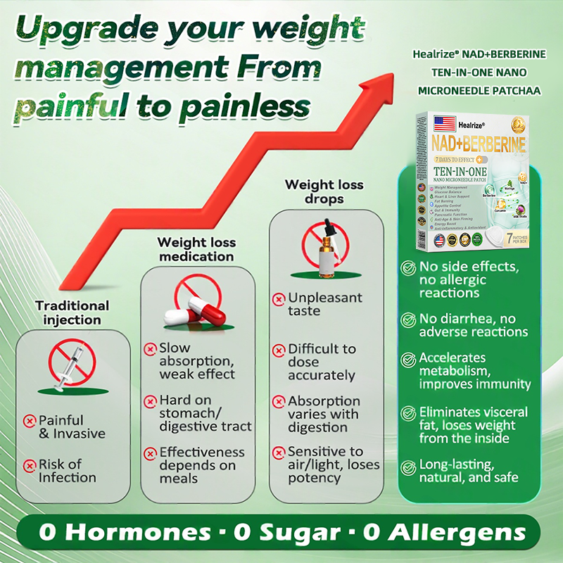 𝑶𝒇𝒇𝒊𝒄𝒊𝒂𝒍 𝑺𝒕𝒐𝒓𝒆  | 🩹👨‍⚕️Healrize®𝑴𝒐𝒓𝒊𝒏𝒈𝗮 · 𝗕𝗲𝗿𝗯𝗲𝗿𝙞𝙣𝙚 × 𝙉𝘼𝐃+ 𝟏𝟎-𝐢𝐧-𝟏 𝗔𝗱𝘃𝗮𝗻𝗰𝙚𝙙 𝙉𝙖𝙣𝙤 𝙈𝙞𝙘𝙧𝙤𝙣𝙚𝙚𝐝𝐥𝐞 𝐏𝐚𝐭𝙘𝙝🇺🇸(𝐉𝐮𝐬𝐭 𝐨𝐧𝐜𝐞 𝐚 𝐝𝐚𝐲, 𝐯𝐢𝐬𝐢𝐛𝐥𝐞 𝐜𝐡𝐚𝐧𝐠𝐞𝐬 𝐢𝐧 𝟕 𝐝𝐚𝐲𝐬） ✅ 𝐅𝐨𝐫 𝐨𝐛𝐞𝐬𝐢𝐭𝐲, 🅛🅞🅞🅢🅔 🅢🅚🅘🅝,𝐝𝐢𝐚𝐛𝐞𝐭𝐞𝐬, 𝐬𝐥𝐞𝐞𝐩 𝐚𝐩𝐧𝐞𝐚, 𝐣𝐨𝐢𝐧𝐭 𝐢𝐬𝐬𝐮𝐞𝐬, 𝐚𝐧𝐝 𝐦𝐨𝐫𝐞🩷