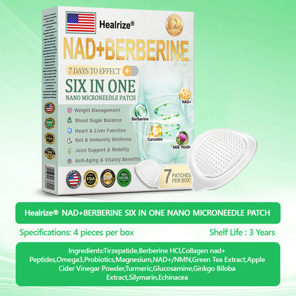 𝐎𝐟𝐟𝐢𝐜𝐢𝐚𝐥 𝐒𝐭𝐨𝐫𝐞|👑Healrize®𝟔-𝐢𝐧-𝟏𝐍𝐀𝐃+𝐁𝐞𝐫𝐛𝐞𝐫𝐢𝐧𝐞 𝐀𝐥𝐥-𝐢𝐧-𝐎𝐧𝐞 𝐁𝐨𝐝𝐲-𝐒𝐡𝐚𝐩𝐢𝐧𝐠 𝐍𝐚𝐧𝐨 𝐌𝐢𝐜𝐫𝐨𝐧𝐞𝐞𝐝𝐥𝐞 𝐏𝐚𝐭𝐜𝐡(𝐔𝐬𝐞 𝐨𝐧𝐜𝐞 𝐞𝐯𝐞𝐫𝐲 𝐭𝐰𝐨 𝐝𝐚𝐲𝐬, 𝐯𝐢𝐬𝐢𝐛𝐥𝐞 𝐜𝐡𝐚𝐧𝐠𝐞𝐬 𝐢𝐧 𝟕 𝐝𝐚𝐲𝐬)𝐒𝐮𝐢𝐭𝐚𝐛𝐥𝐞 𝐟𝐨𝐫:𝐎𝐛𝐞𝐬𝐢𝐭𝐲/𝐂𝐚𝐫𝐝𝐢𝐨𝐯𝐚𝐬𝐜𝐮𝐥𝐚𝐫 𝐡𝐞𝐚𝐥𝐭𝐡/𝐃𝐢𝐚𝐛𝐞𝐭𝐞𝐬/𝐒𝐥𝐞𝐞𝐩 𝐚𝐩𝐧𝐞𝐚/𝐆𝐮𝐭 𝐡𝐞𝐚𝐥𝐭𝐡/𝐉𝐨𝐢𝐧𝐭 𝐢𝐬𝐬𝐮𝐞𝐬/𝐀𝐧𝐝 𝐦𝐨𝐫𝐞 𝐡𝐞𝐚𝐥𝐭𝐡 𝐧𝐞𝐞𝐝𝐬 ❤️