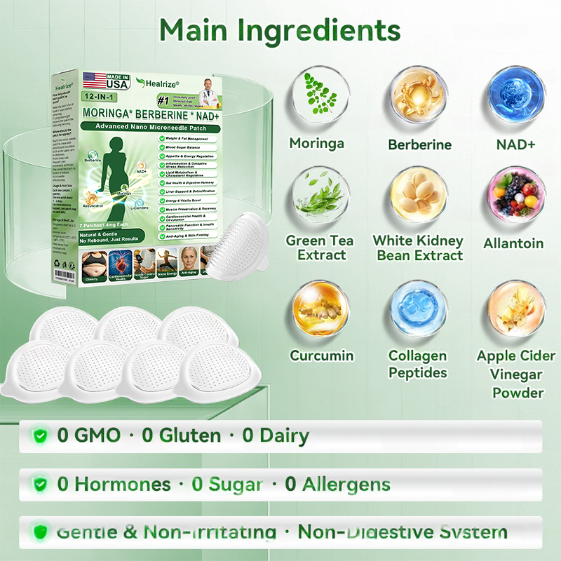 𝑶𝒇𝒇𝒊𝒄𝒊𝒂𝒍 𝑺𝒕𝒐𝒓𝒆  | 👩‍⚕️ H𝐞a𝐥r𝐢z𝐞® 1𝟐-𝐈N-1 M𝐨r𝐢n𝐠a * B𝐞r𝐛e𝐫i𝐧e * N𝐀D+ 𝐀d𝐯a𝐧c𝐞d N𝐚n𝐨 𝐌i𝐜r𝐨n𝐞e𝐝l𝐞 𝐏a𝐭c𝐡 (𝐎𝐧𝐜𝐞 𝐃𝐚𝐢𝐥𝐲, 𝐯𝐢𝐬𝐢𝐛𝐥𝐞 𝐜𝐡𝐚𝐧𝐠𝐞𝐬 𝐢𝐧 𝟕 𝐝𝐚𝐲𝐬） F𝐨r 𝐎𝐛𝐞𝐬𝐢𝐭𝐲, 𝐋o𝐨s𝐞 𝐒k𝐢n, 𝐃𝐢𝐚𝐛𝐞𝐭𝐞𝐬, 𝐒𝐥𝐞𝐞𝐩 𝐀𝐩𝐧𝐞𝐚, 𝐀𝐧𝐝 𝐉𝐨𝐢𝐧𝐭 𝐈𝐬𝐬𝐮𝐞𝐬🎂