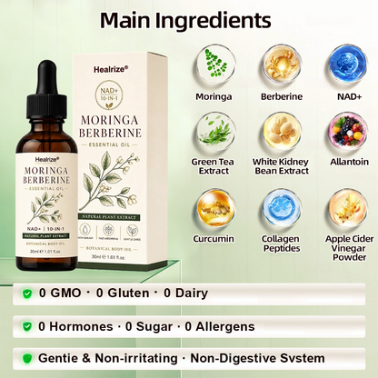 𝑶𝒇𝒇𝒊𝒄𝒊𝒂𝒍 𝑺𝒕𝒐𝒓𝒆  | 👩‍⚕️ Healrize® 10-IN-1 Moringa * Berberine * NAD+ Essential Oil  (𝐎𝐧𝐜𝐞 𝐃𝐚𝐢𝐥𝐲, 𝐯𝐢𝐬𝐢𝐛𝐥𝐞 𝐜𝐡𝐚𝐧𝐠𝐞𝐬 𝐢𝐧 𝟕 𝐝𝐚𝐲𝐬） F𝐨r 𝐎𝐛𝐞𝐬𝐢𝐭𝐲, 𝐋o𝐨s𝐞 𝐒k𝐢n, 𝐃𝐢𝐚𝐛𝐞𝐭𝐞𝐬, 𝐒𝐥𝐞𝐞𝐩 𝐀𝐩𝐧𝐞𝐚, 𝐀𝐧𝐝 𝐉𝐨𝐢𝐧𝐭 𝐈𝐬𝐬𝐮𝐞𝐬🎀🌙