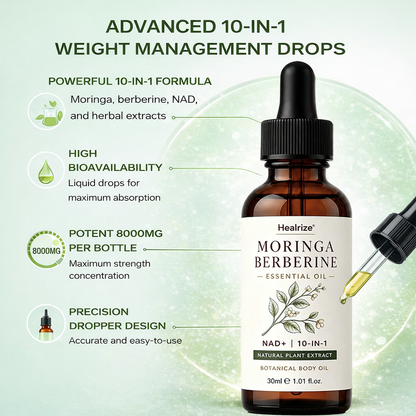 𝑶𝒇𝒇𝒊𝒄𝒊𝒂𝒍 𝑺𝒕𝒐𝒓𝒆  | 👩‍⚕️ Healrize® 10-IN-1 Moringa * Berberine * NAD+ Essential Oil  (𝐎𝐧𝐜𝐞 𝐃𝐚𝐢𝐥𝐲, 𝐯𝐢𝐬𝐢𝐛𝐥𝐞 𝐜𝐡𝐚𝐧𝐠𝐞𝐬 𝐢𝐧 𝟕 𝐝𝐚𝐲𝐬） F𝐨r 𝐎𝐛𝐞𝐬𝐢𝐭𝐲, 𝐋o𝐨s𝐞 𝐒k𝐢n, 𝐃𝐢𝐚𝐛𝐞𝐭𝐞𝐬, 𝐒𝐥𝐞𝐞𝐩 𝐀𝐩𝐧𝐞𝐚, 𝐀𝐧𝐝 𝐉𝐨𝐢𝐧𝐭 𝐈𝐬𝐬𝐮𝐞𝐬🎀🌙