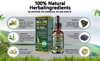 𝗢𝗳𝗳𝗶𝗰𝗶𝗮𝗹 𝗦𝘁𝗼𝗿𝗲:CareRegen®💙 𝗢𝗿𝗴𝗮𝗻𝗶𝗰 𝗟𝘂𝗻𝗴 𝗖𝗹𝗲𝗮𝗻𝘀𝗶𝗻𝗴 𝗠𝘂𝗹𝗹𝗲𝗶𝗻 𝗟𝗲𝗮𝗳 𝗘𝘅𝘁𝗿𝗮𝗰𝘁 𝗗𝗿𝗼𝗽𝘀  𝐂𝐥𝐢𝐧𝐢𝐜𝐚𝐥𝐥𝐲 𝐩𝐫𝐨𝐯𝐞𝐧, 𝐡𝐢𝐠𝐡𝐥𝐲 𝐜𝐨𝐧𝐜𝐞𝐧𝐭𝐫𝐚𝐭𝐞𝐝 𝐟𝐨𝐫𝐦𝐮𝐥𝐚 𝐭𝐡𝐚𝐭 𝐫𝐞𝐥𝐢𝐞𝐯𝐞𝐬 𝐜𝐨𝐮𝐠𝐡, 𝐩𝐡𝐥𝐞𝐠𝐦, 𝐚𝐬𝐭𝐡𝐦𝐚 & 𝐂𝐎𝐏𝐃 — 𝐛𝐫𝐞𝐚𝐭𝐡𝐞 𝐞𝐚𝐬𝐢𝐞𝐫, 𝐟𝐚𝐬𝐭𝐞𝐫 💙