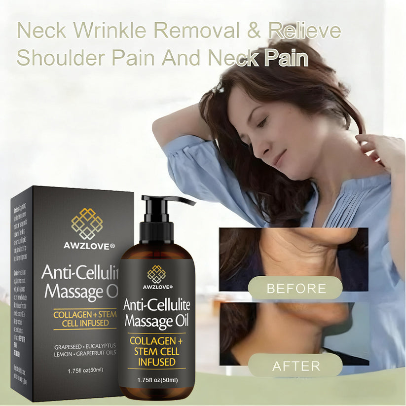 Awzlove® Luxurious Collagen & Stem Cell Anti-Cellulite Massage Oil🎉 (🔥80% Off for a Limited Time!) 💜