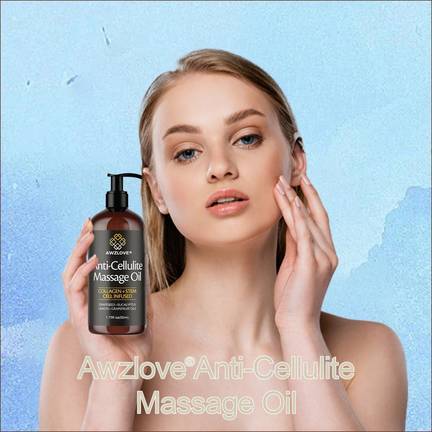Awzlove® Luxurious Collagen & Stem Cell Anti-Cellulite Massage Oil🎉 (🔥80% Off for a Limited Time!) 💜