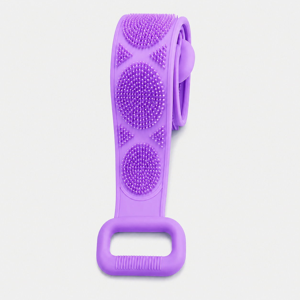 💦 Healrize®  27.6" Dual-Sided Silicone Back Scrubber — Extra-Long Flexible Bath Strap with Easy-Grip Handles🥕