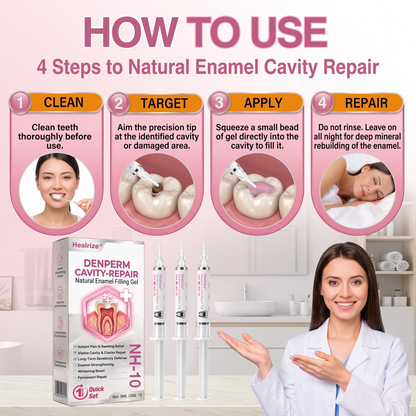 Healrize® DenPerm Cavity-Repair Natural Enamel Filling Gel🥰🫧